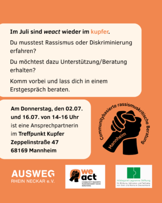 weact offene Sprechstunde