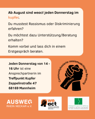 weact offene Sprechstunde
